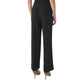 Black Viscose Casual Pants