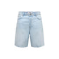 Light Blue Organic Cotton Bermuda Shorts