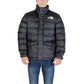 Black Polyester Full-Length Jacket