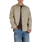 Beige Cotton Full-Length Jacket