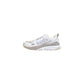 White Polyester Athletic Sneakers