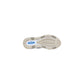 White Polyester Athletic Sneakers