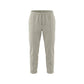 Beige Polyester Casual Pants
