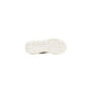 White Polyester Athletic Sneakers