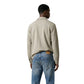 Beige Polyester Full-Length Jacket