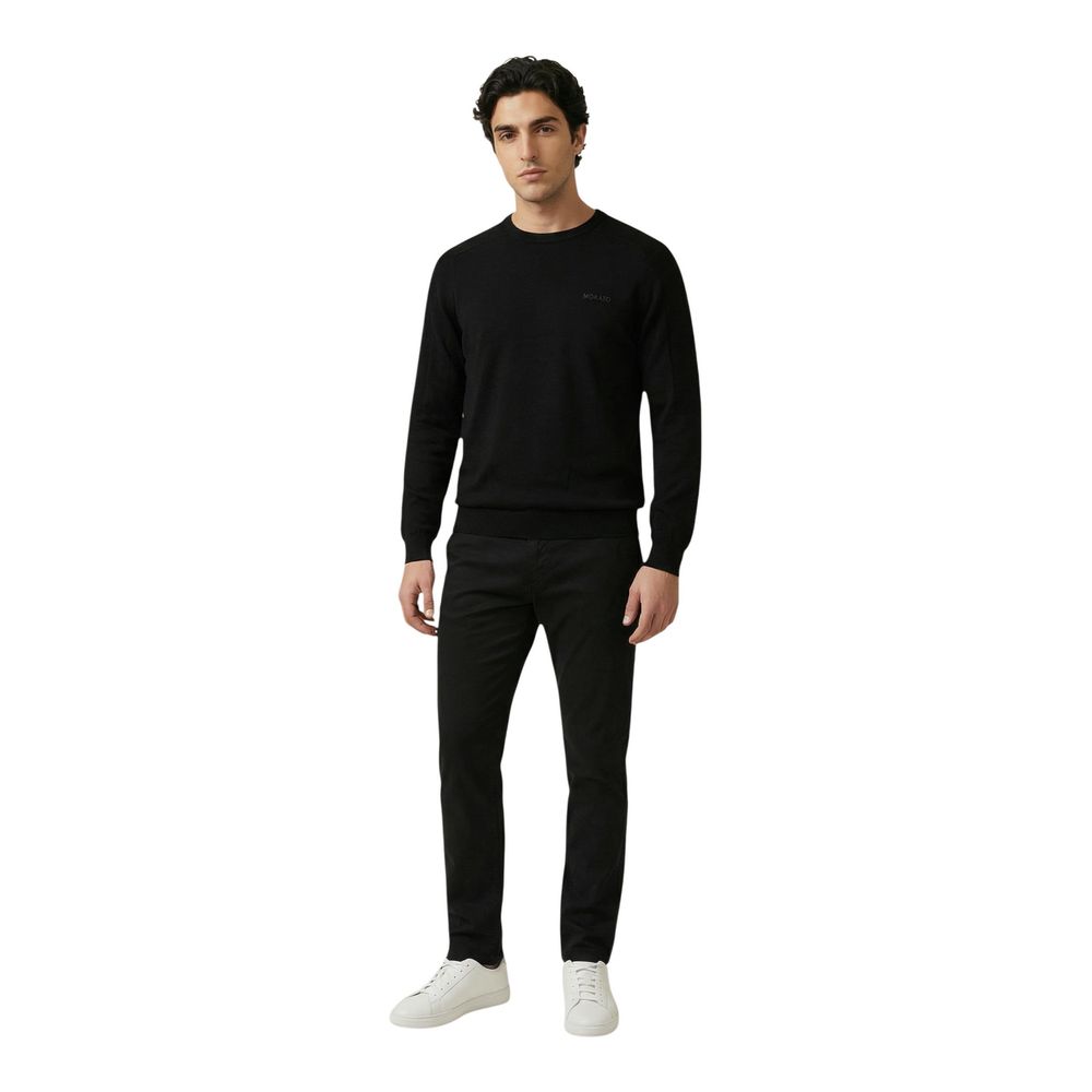 Black Cotton Sweatshirt