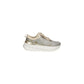 Gray Polyester Chunky Sneakers