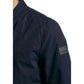 Blue Polyester Bomber