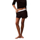 Black Cotton Set Sleepwear