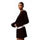Black Cotton Set Sleepwear