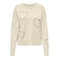 Cream Viscose Sweatshirt