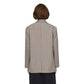 Beige Polyester Blazer