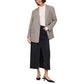 Beige Polyester Blazer