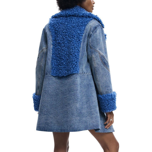 Blue Cotton Coat