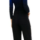 Black Viscose Casual Pants
