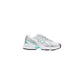 Silver Synthetic Athletic Sneakers