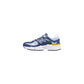 Blue Suede Leather Athletic Sneakers