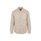 Beige Viscose Pattern Shirt