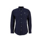 Blue Cotton Dress Shirt