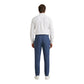 Blue Linen Casual Pants