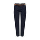 Blue Cotton Chino Pants