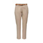 Beige Cotton Chino Pants