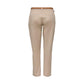 Beige Cotton Chino Pants
