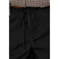 Black Cotton Cargo Pants