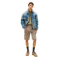 Beige Recycled Cotton Cargo Shorts