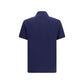 Blue Cotton Polo Shirt