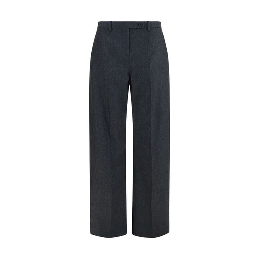 Gray Wool Oves Aries Casual Pants