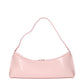 Pink Leather Shoulder Bag