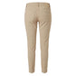 Beige Cotton Womens Pant