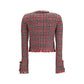 Red Cotton Full-Length Jacket
