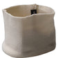 Men White Polyester Knitted Neck Warmer Scarf