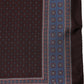 Maroon Geometric Handkerchief Pocket Scarf
