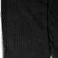 Black Silk Wool Fringed Men Lace Stole Scarf