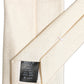 Men Off White Silk Textured Adjustable Tied Necktie Tie