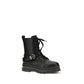 Black Calf Leather Bos Taurus Lace-Up Boots