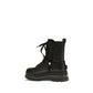 Black Calf Leather Bos Taurus Lace-Up Boots