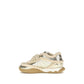Silver Calf Leather Bos Taurus Chunky Sneakers