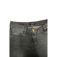 Grey Cotton Women Jeans