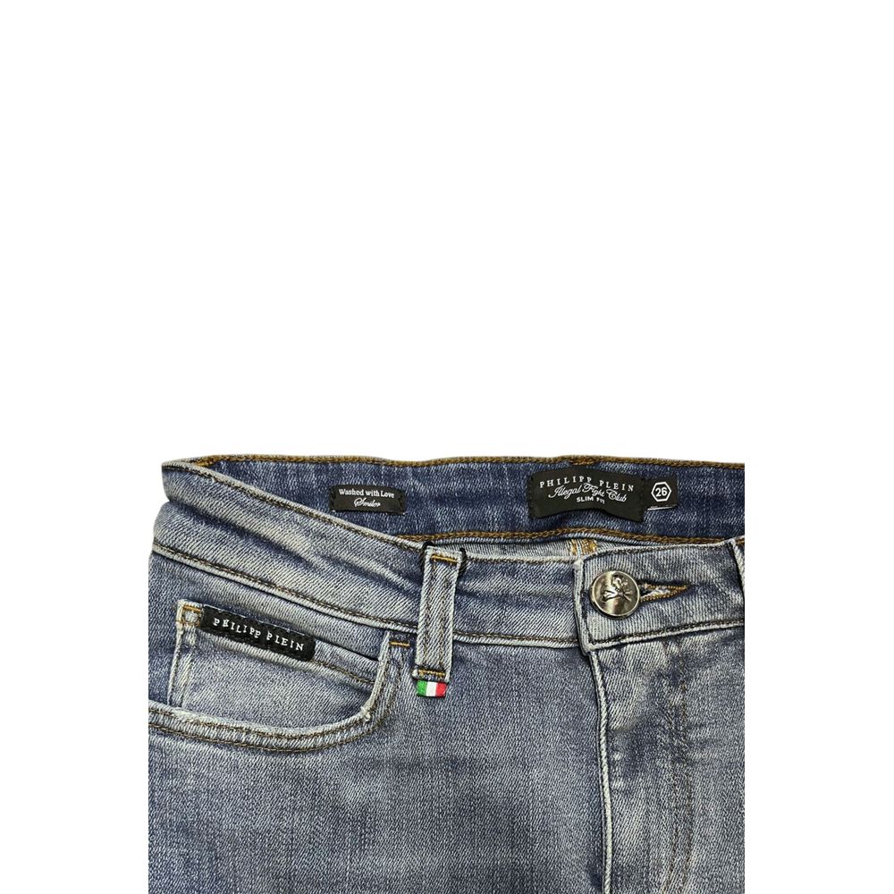 Blue Cotton Women Jean
