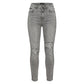 Grey Cotton Women Pants