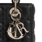 Black Lamb Leather Shoulder Bag