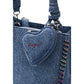 Blue Cotton Backpack