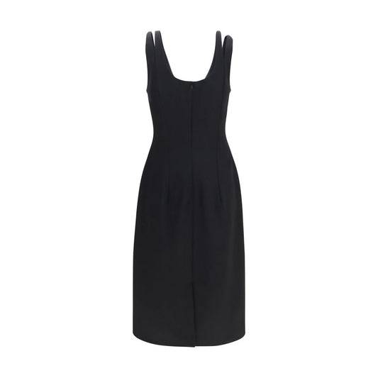 Black Wool Oves Aries Cocktail Dress