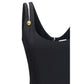 Black Wool Oves Aries Casual Dress