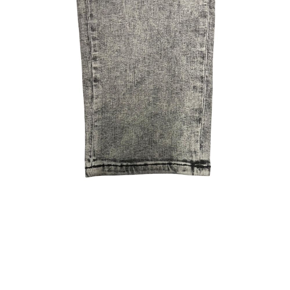Grey Cotton Women Jeans