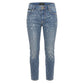 Blue Cotton Women Jeans